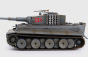 RC tank Tiger I 1:16 IR, šedá