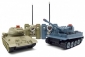 RC tanky German Tiger a ruský T34