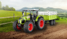 RC traktor Claas Arion 660 s vozem pro zvířata 1:24