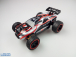 RC Truggy 1:18, červená