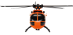 RC vrtulník C186 Pro, oranžová