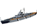 Revell první Bismarckova bitva (1:1200) (Giftset)