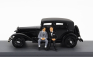 Rio-models Alfa romeo 1750 6c With Gabriele D'annunzio And Tazio Nuvolari Figures 1932 1:43 Black