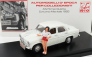 Rio-models Alfa romeo Giulietta Concorso Miss Italia 1955 With Figure 1:43 Bílá