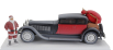 Rio-models Bugatti Type 41 Royale Weymann 1929 - Christmas Edition 2023 - Con Babbo Natale - With Santa Claus Figure 1:43 Bílá Černá Červená