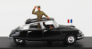 Rio-models Citroen Ds19 Cabriolet With General De Gaulle And Driver Figure 1960 1:43 Black