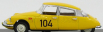 Rio-models Citroen Ds19 N 104 Rally Montecarlo 1962 Maurel - Courbe 1:43 Žlutá
