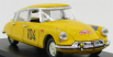 Rio-models Citroen Ds19 N 104 Rally Montecarlo 1962 Maurel - Courbe 1:43 Žlutá