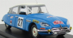 Rio-models Citroen Ds21 N 27 Rally Montecarlo 1970 Pouderoux - Vincent 1:43 Blue