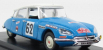 Rio-models Citroen Ds21 N 62 Rally Montecarlo 1970 Salomon - Saintigny 1:43 Modrá Ivory
