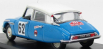 Rio-models Citroen Ds21 N 62 Rally Montecarlo 1970 Salomon - Saintigny 1:43 Modrá Ivory