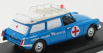 Rio-models Citroen Id19 Break Croix Rouge 1958 - Ambulance 1:43 Bluette White
