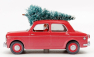 Rio-models Fiat 1100/103 1954 - Christmas Edition 2020 - Con Babbo Natale - With Figure Santa Claus 1:43 Red