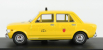 Rio-models Fiat 128 4-doors Taxi Roma 1971 1:43 Žlutá