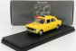 Rio-models Fiat 128 4-doors Taxi Roma 1971 1:43 Žlutá