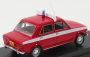Rio-models Fiat 128 4 Porte Dutch Firemen - Fire Engine - Vigili Del Fuoco 1:43 Red