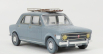 Rio-models Fiat 128 Con Sci 1970 - Winter Vacation With Ski 1:43 Grey