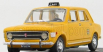 Rio-models Fiat 128 Taxi Milano 1971 - 4 Porte - 4 Doors 1:43 Žlutá