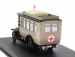 Rio-models Fiat 15bl Truck Ambulanza C.r.i. Croce Rossa Italiana 1911 1:43 Military Beige