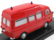 Rio-models Fiat 238 Minibus Tetto Alto 1965 Ambulanza Vigili Del Fuoco Pista Fiorano 1970 1:43 Red