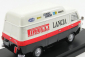 Rio-models Fiat 238 Van Tetto Alto 1970 - Assistenza Rally Pirelli Lancia 1:43 Bílá Černá Červená