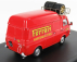 Rio-models Fiat 238 Van Tetto Alto Con Portapacchi Assistenza Corse Ferrari 1970 - High Roof With Rack 1:43 Red