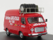 Rio-models Fiat 238 Van Tetto Alto Con Portapacchi Assistenza Corse Lancia 1973 - High Roof With Rack 1:43 Red