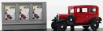 Rio-models Fiat 508 Balilla 1932 1:43 Červená Černá