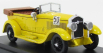 Rio-models Isotta fraschini 8a Spider N 50 Winner Rally Milano - Sanremo 1933 Rosalinda Bianchi Anderloni 1:43 Žlutá