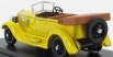 Rio-models Isotta fraschini 8a Spider N 50 Winner Rally Milano - Sanremo 1933 Rosalinda Bianchi Anderloni 1:43 Žlutá
