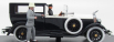 Rio-models Isotta fraschini 8a Torpedo By Fleetwood - Rodolfo Valentino Personal Car - With Figures 1925 1:43 Black Ivory
