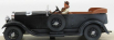 Rio-models Isotta fraschini Torpedo 8a Cabriolet N 5 Mille Miglia 1927 Maggi - Maserati - With Figure - 90th Anniversary Mille Miglia 1:43 Black