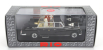 Rio-models Mercedes benz 300d Limousine Semiconvertible 1960 - With Driver And Pope Figure - Papa Giovanni Xxiii 1:43 Black