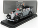 Rio-models Mercedes benz 770k Cabriolet Open 1942 With Hitler And Driver Figures 1:43 Šedá Černá
