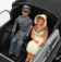Rio-models Mercedes benz 770k Cabriolet With Adolf Hitler - Eva Braun - Ss Military - Graduated Driver - 1942 - Exclusive Carmodel 1:43 Military Black