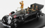 Rio-models Mercedes benz 770k Parade Cabriolet Open 1938 With Figures Adolf Hitler - Hermann Göring - Heinrich Himmler - Reinard Heydrich - Joseph Goebbels - Ss Driver Erich Kempka 1:43 Military Black