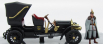 Rio-models Mercedes benz Simplex Open 1902 With Figure - Personal Car Kaiser 1:43 Black