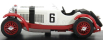 Rio-models Mercedes benz Sskl Spider N 6 Winner Eifelrennen Nurburgring 1927 Rudolf Caracciola 1:43 Bílé Bordeaux