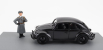 Rio-models Volkswagen Beetle Kafer Kdf Wagen With Figure 1941 1:43 Black