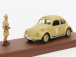 Rio-models Volkswagen Beetle Maggiolino Africa Korps 1941 - With Rommel Figure 1:43 Vojenský Písek
