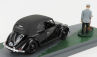 Rio-models Volkswagen Beetle Maggiolino Cabriolet Closed Nido Dell'aquila - Eagle's Nest 1938 - Hitler And Blondie Dog 1:43 Black