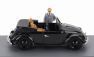 Rio-models Volkswagen Beetle Maggiolino Cabriolet Open With Hitler And Porsche Figures 1936 - Inspecting The First Beetle In Stuttgart 1:43 Black