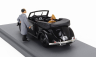 Rio-models Volkswagen Beetle Maggiolino Cabriolet Open With Hitler And Porsche Figures 1936 - Inspecting The First Beetle In Stuttgart 1:43 Black
