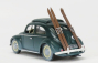 Rio-models Volkswagen Beetle Maggiolino Con Sci 1950 - Winter Vacation With Ski 1:43 Grey