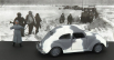 Rio-models Volkswagen Kdf Wehrmacht Winter 1941 With Figures 1:43 Vojenská Šedá Bílá
