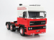 Road-kings DAF 3600 Space Cab Tractor Truck 3-assi 1986 1:18 Červená Bílá