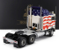 Road-kings Kenworth K100 Aerodyne Tractor Truck Stars & Stripes 3-assi 1976 1:18 Bílá Modrá Červená