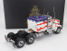 Road-kings Kenworth W900 Tractor Truck Stars & Stripes Livery 3-assi 1989 1:18 Bílá Modrá Červená