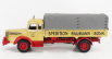 Road-kings Krupp Titan Swl80 Bauman Bon Truck  Canvas Top Telonato 2-assi 1950 1:18 Světle Žlutá Červená