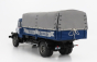 Road-kings Krupp Titan Swl80 Dachser Truck Canvas Top Telonato 2-assi 1950 1:18 Tmavě Modrá Černá